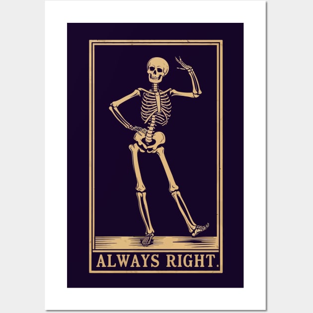 Funny Tarot Card : Always Right Wall Art by Custom Prints HD